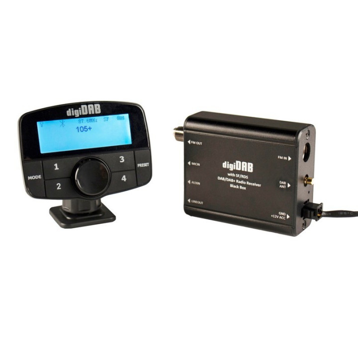 DAB+ Empfänger "Zürich" Digidab für alle Autoradios