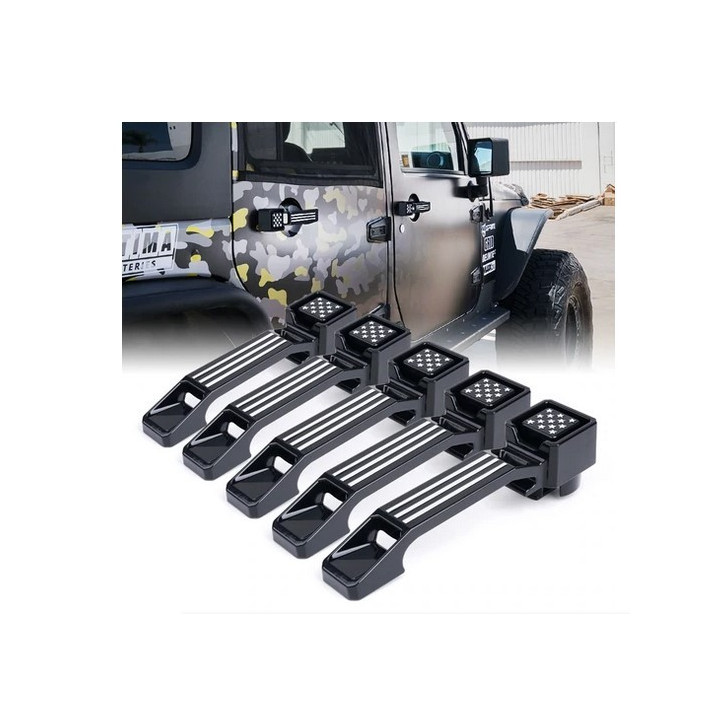 Door-Handle Set mit US-Flagge Xprite