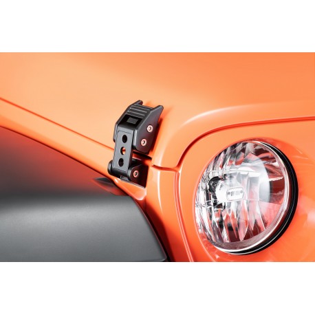 Motorhauben-Verschlüsse "3-Hole Look" schwarz Tactik