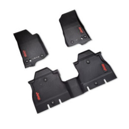 Gummiwannen-Set Mopar v+h mit Jeep-Logo Mopar (Wrangler 4xe!)