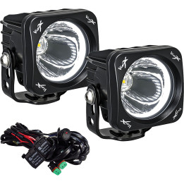 LED-Zusatzscheinwerfer mit Tagfahrlicht und E-Prüfzeichen Vision