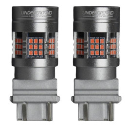 LED Glühbirnen-Satz "3157" Fassung rot