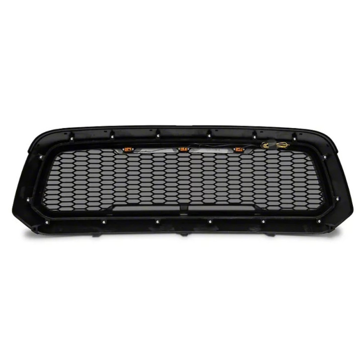 Kühlergrill "Baja" grau mit Raptor-Lights Redrock RAM 1500 Jg. 13-18