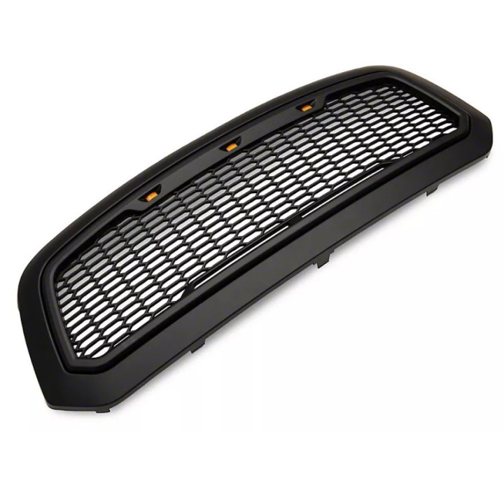 Kühlergrill "Baja" grau mit Raptor-Lights Redrock RAM 1500 Jg. 13-18