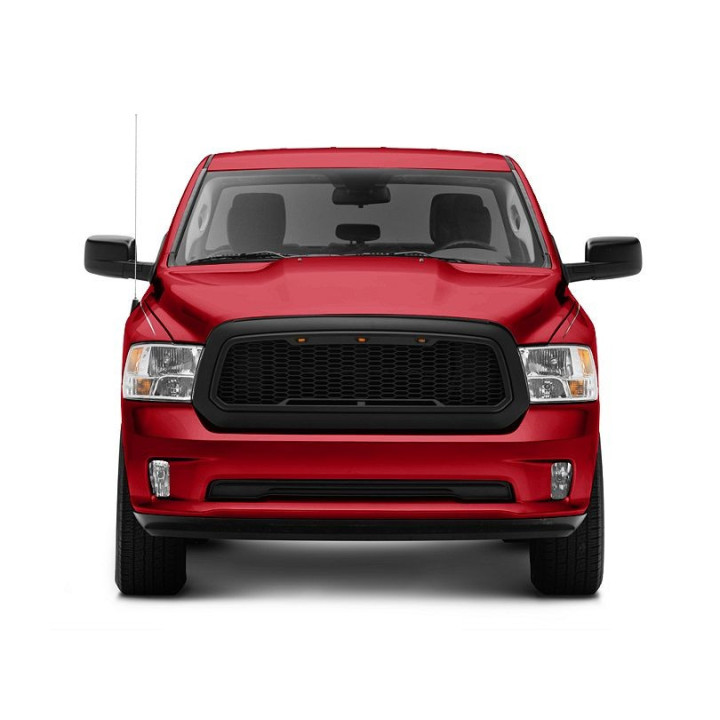 Kühlergrill "Baja" grau mit Raptor-Lights Redrock RAM 1500 Jg. 13-18