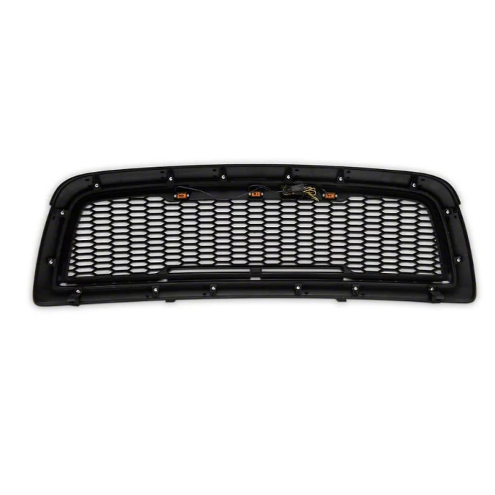 Kühlergrill "Baja" schwarz mit Raptor-Lights Redrock RAM 1500 Jg. 09-12