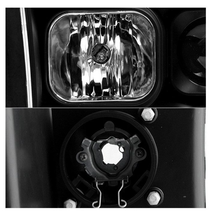Scheinwerfer LED / DRL schwarz Spyder