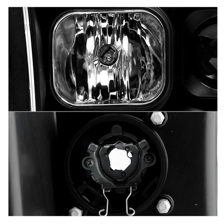 Scheinwerfer LED / DRL schwarz Spyder