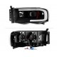 Scheinwerfer LED / DRL schwarz Spyder