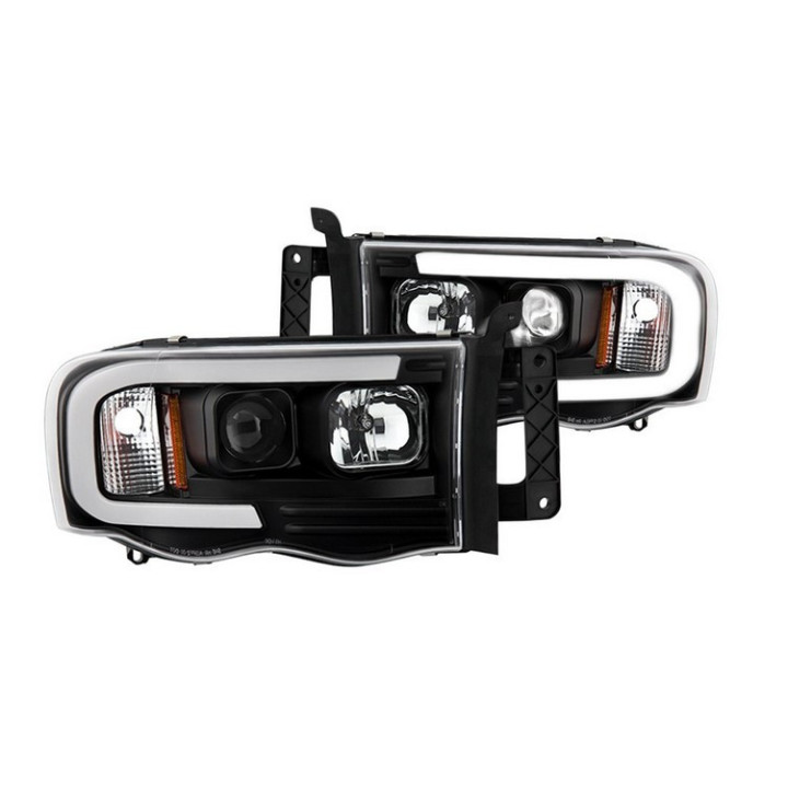 Scheinwerfer LED / DRL schwarz Spyder