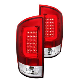 Heckleuchten chrome / red Spec-D