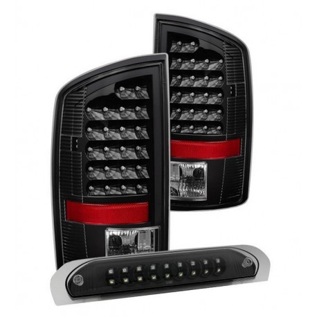 Heckleuchten- / Bremsleuchten-Set black Spyder
