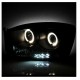 Scheinwerfer Angel-Eyes schwarz Lumen