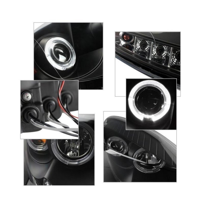 Scheinwerfer Angel-Eyes schwarz Lumen