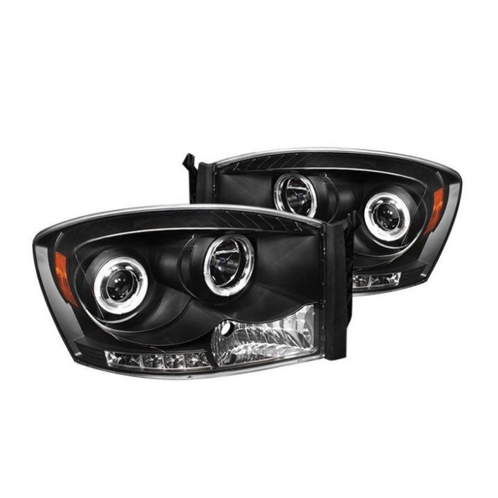 Scheinwerfer Angel-Eyes schwarz Lumen
