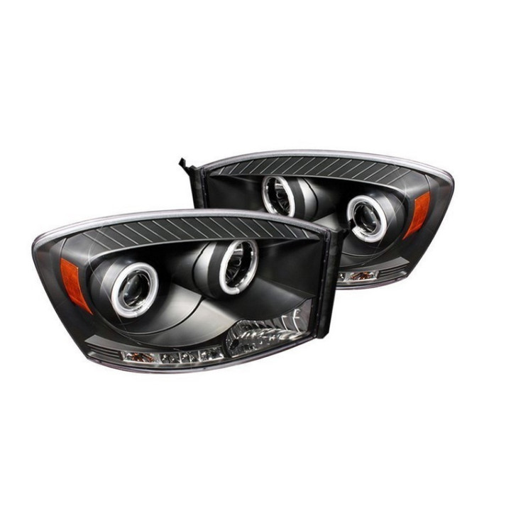 Scheinwerfer Angel-Eyes schwarz Lumen