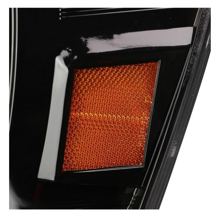 Scheinwerfer schwarz mit "Switch-Back" Blinker Spec-D