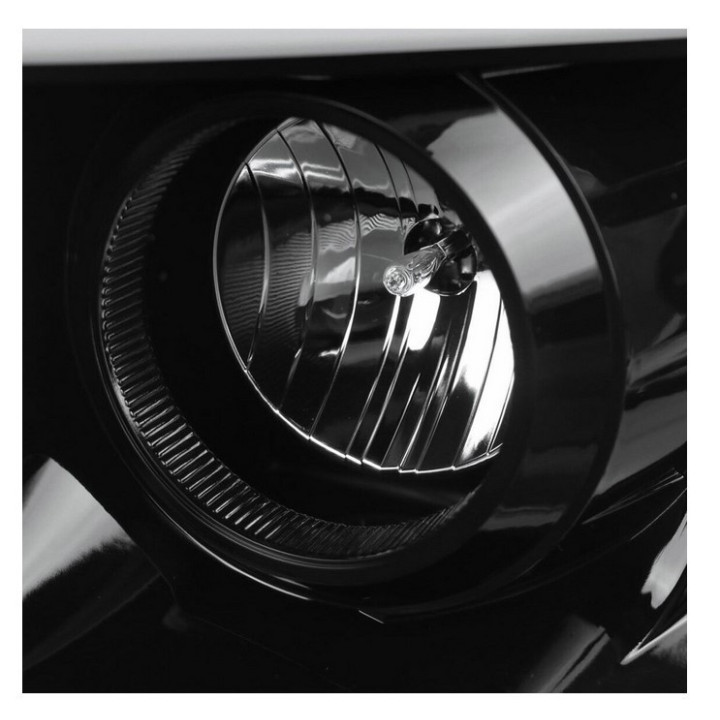 Scheinwerfer schwarz mit "Switch-Back" Blinker Spec-D