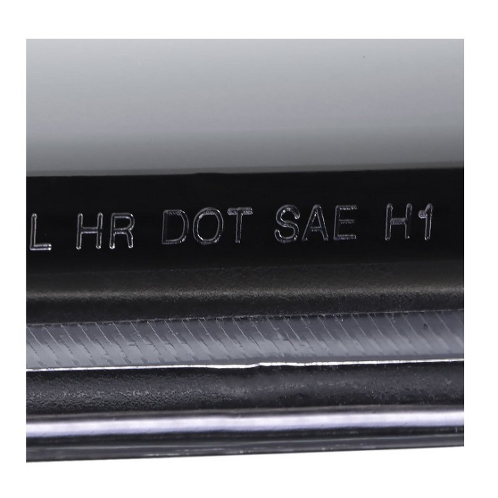 Scheinwerfer matt-schwarz mit "Switch-Back" Blinker Spec-D