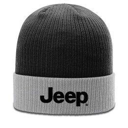 Wintermütze "Jeep" schwarz / grau