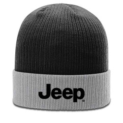 Wintermütze "Jeep" schwarz / grau