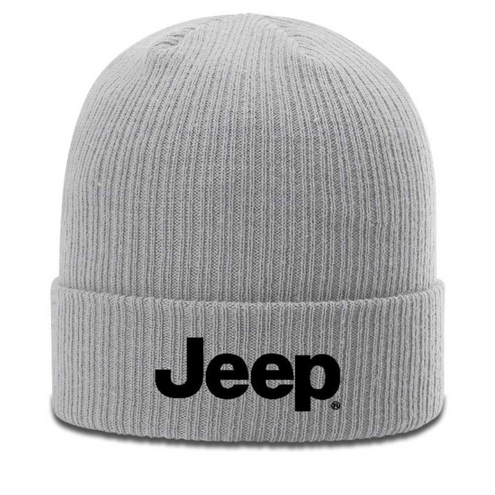 Wintermütze "Jeep" hellgrau