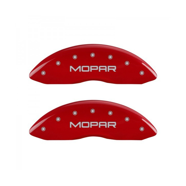 Bremssattel Covers rot mit Mopar Schriftzug MGP