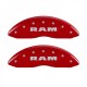 Bremssattel Covers rot mit RAM Schriftzug MGP