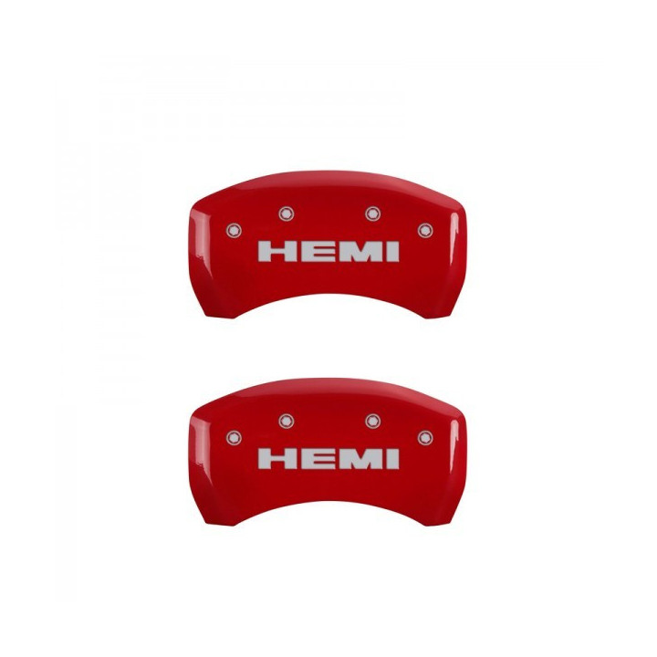 Bremssattel Covers rot mit HEMI Schriftzug MGP