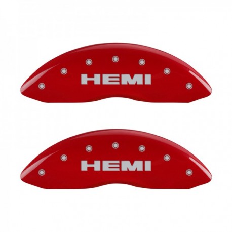 Bremssattel Covers rot mit HEMI Schriftzug MGP