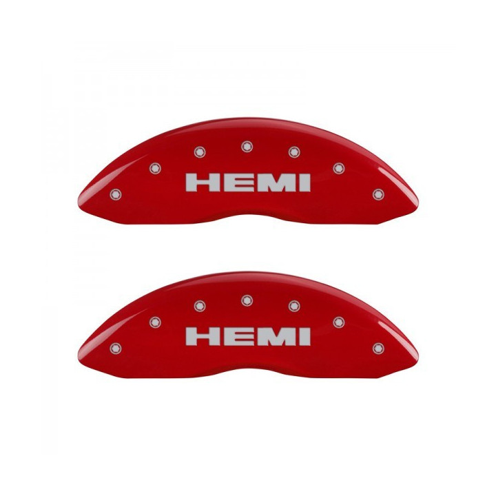 Bremssattel Covers rot mit HEMI Schriftzug MGP