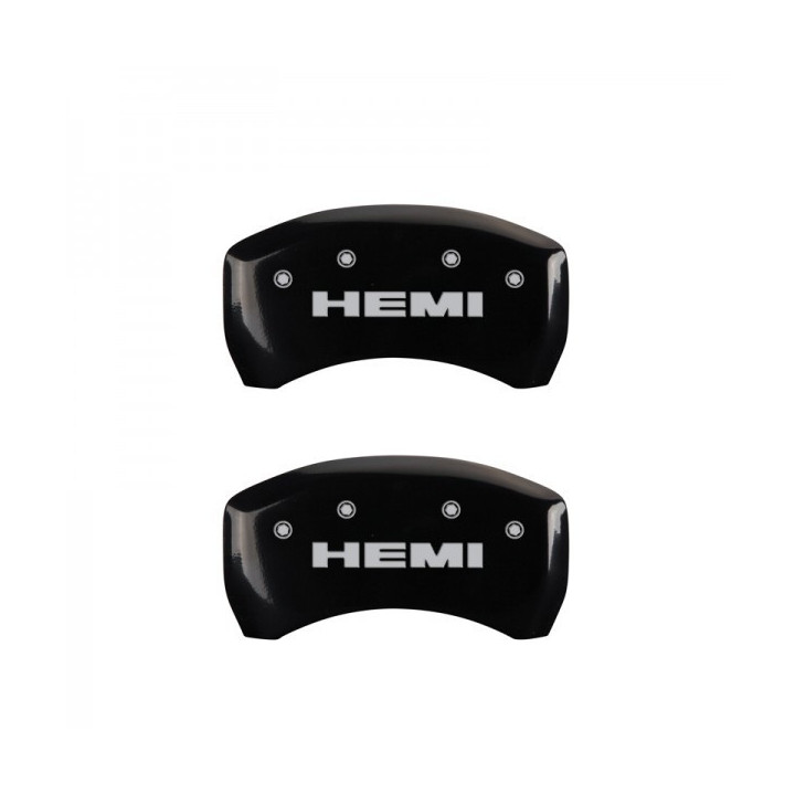 Bremssattel Covers schwarz mit HEMI Schriftzug MGP
