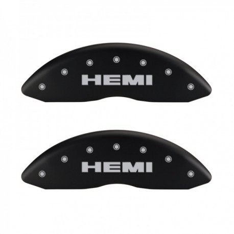 Bremssattel Covers schwarz mit HEMI Schriftzug MGP