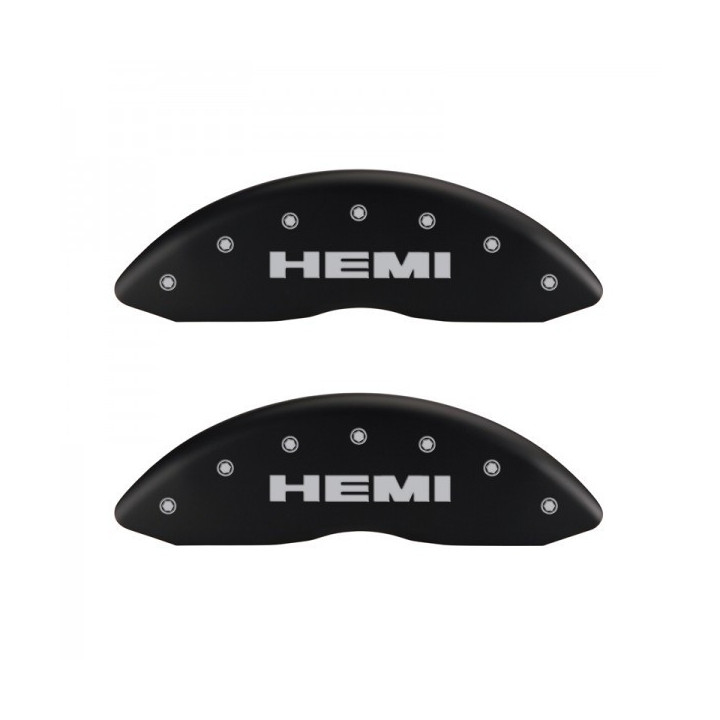 Bremssattel Covers schwarz mit HEMI Schriftzug MGP