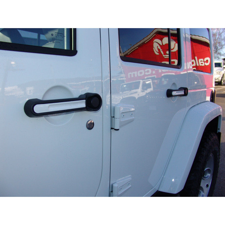 Türgriff Zierblenden lackierbar mit Jeep-Logo Wrangler 2-Door