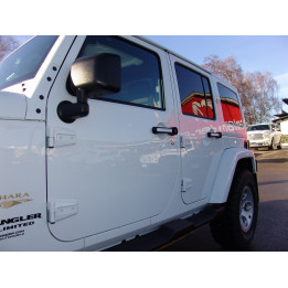 Türgriff Zierblenden lackierbar mit Jeep-Logo Wrangler 2-Door