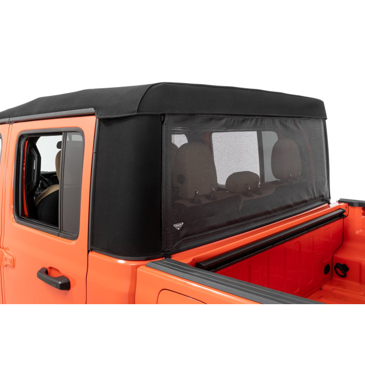 "Mesh" Heckscheibe für Jeep Gladiator original Softtop