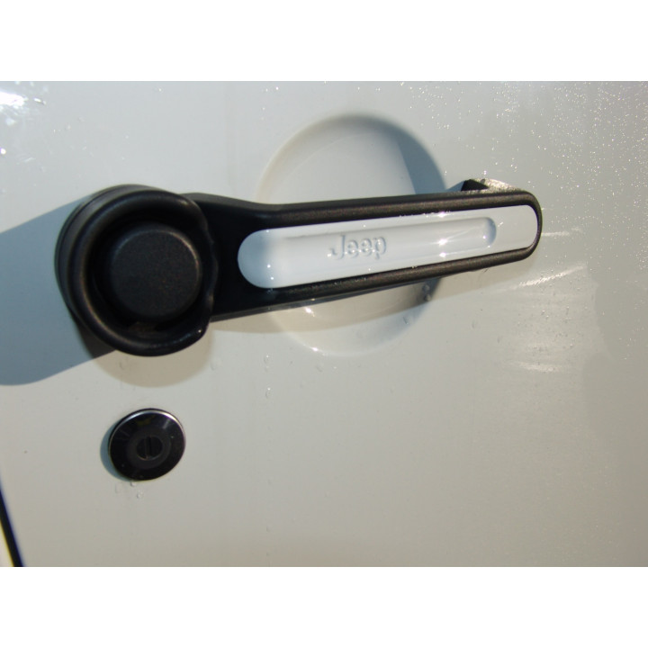 Türgriff Zierblenden lackierbar mit Jeep-Logo Wrangler 2-Door