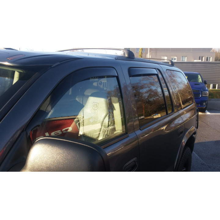 Windabweiser rauchglas für Seitenfenster vorne & hinten Weathertech