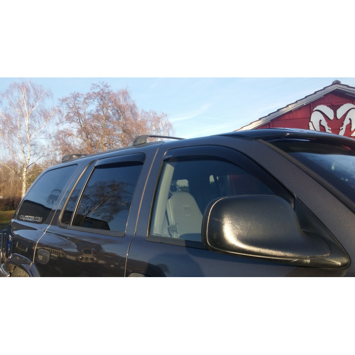 Windabweiser rauchglas für Seitenfenster vorne & hinten Weathertech