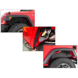 Aluminium Inner Fender Set Tactik Wrangler JK