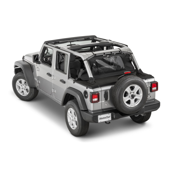 WindStopper & Tonneau-Cover Combo Kit Mastertop Wrangler JLU