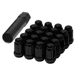 Radmuttern-Satz schwarz  für Zubehör Felgen 
