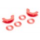 Shackle-Isolators schwarz Quadratec