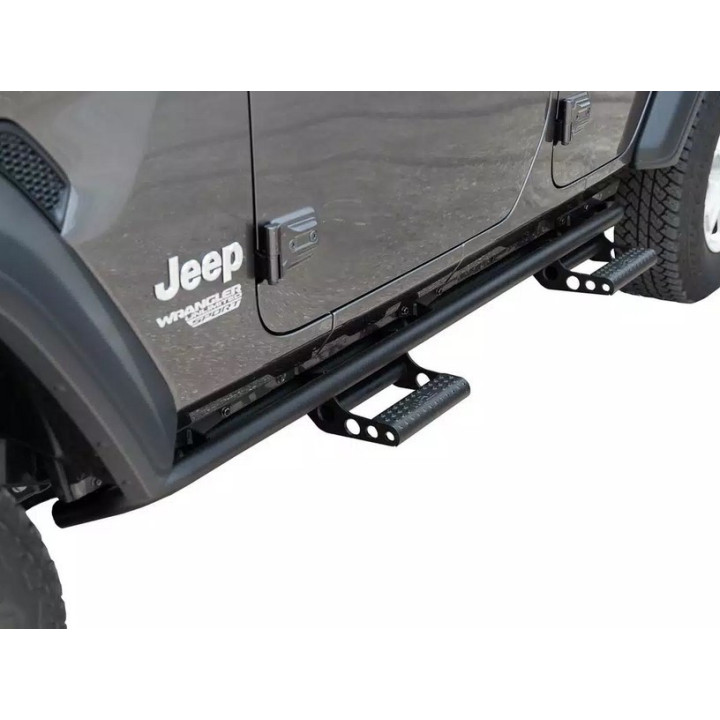 Rocksliders mit abnehmbaren Steps N-Fab Wrangler JL 4-Door
