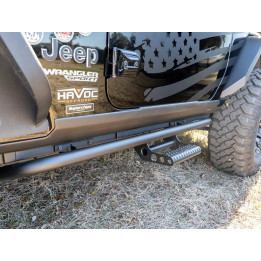 Rocksliders mit abnehmbaren Steps N-Fab Wrangler JL 4-Door