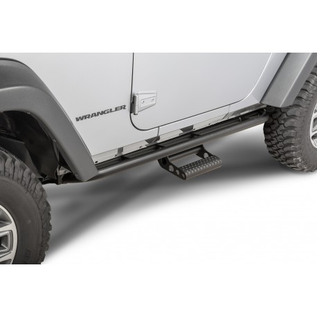 Rocksliders mit abnehmbaren Steps N-Fab Wrangler JL 4-Door