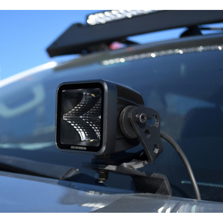 LED-Zusatzscheinwerfer "Blackout Series" mit E-Prüfzeichen GoRhino
