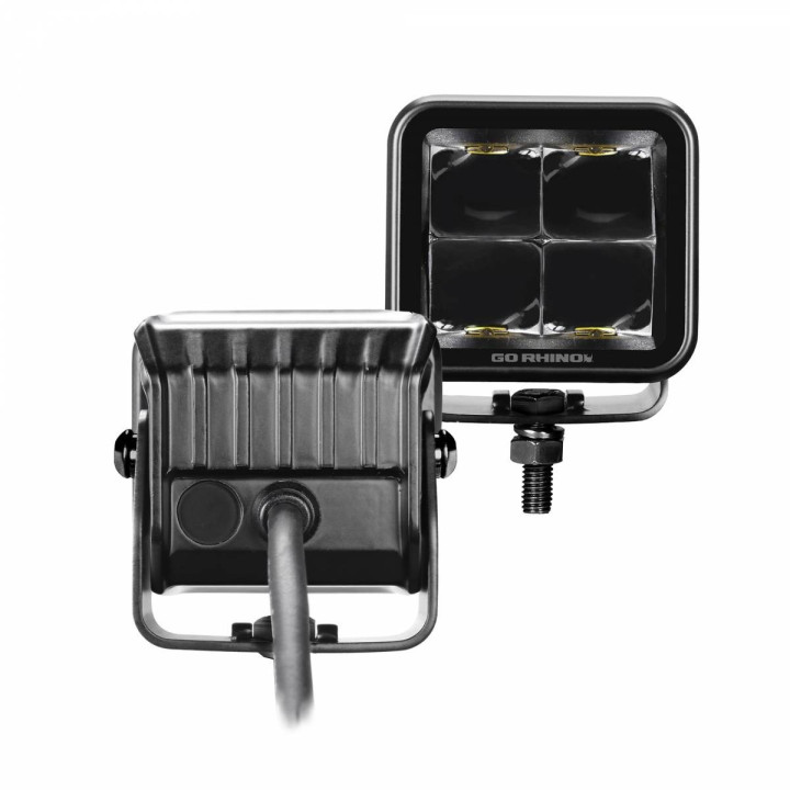 LED-Zusatzscheinwerfer "Blackout Series" mit E-Prüfzeichen GoRhino
