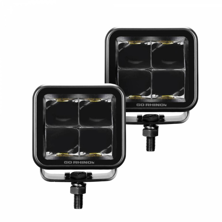LED-Zusatzscheinwerfer "Blackout Series" mit E-Prüfzeichen GoRhino